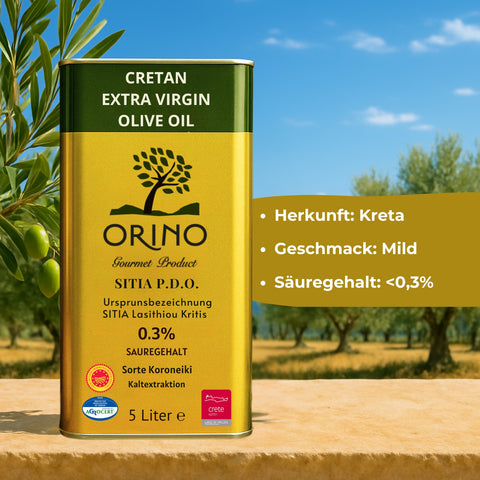 Griechisches Olivenöl 5L - aus Kreta, P.D.O., Proistakis Bros.