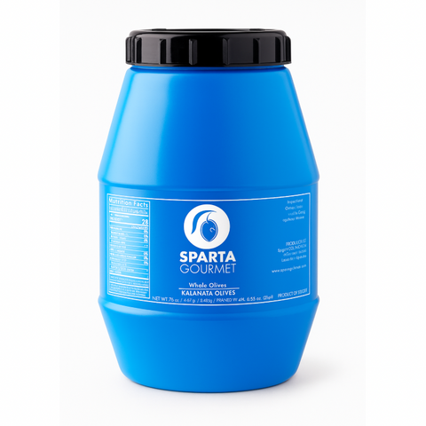 Kalamata Oliven mit Stein 2 kg – Sparta Gourmet Premium Qualität aus Griechenland