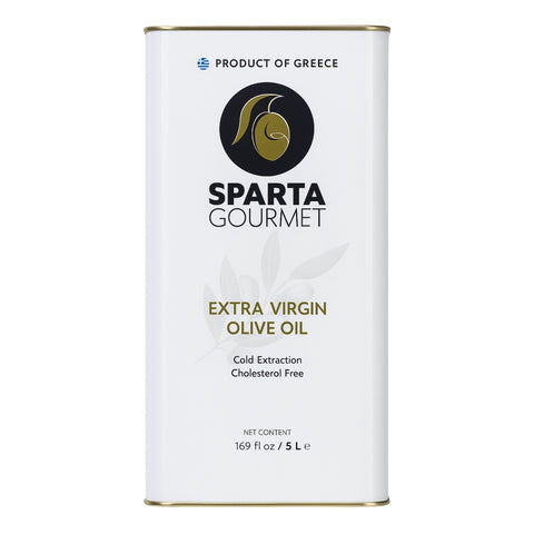 Griechisches Olivenöl Extra Nativ 5L – Sparta Gourmet, kaltgepresst aus Peloponnes