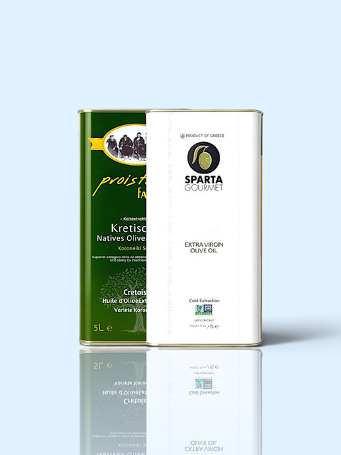 Griechisches Olivenöl Extra Nativ Bundle 2x5L – Kreta & Peloponnes | Proistakis Bros. & Sparta Gourmet
