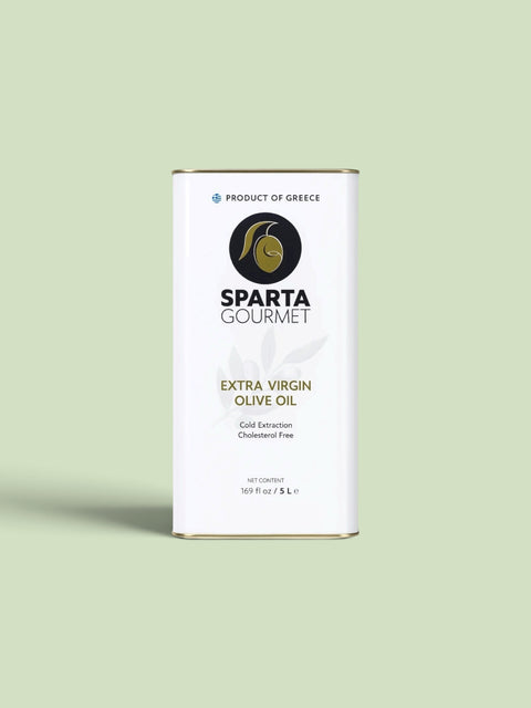 Griechisches Olivenöl Extra Nativ 5L – Sparta Gourmet, kaltgepresst aus Peloponnes