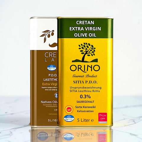 Kreta Sitia Bundle – 5L Orino Sitia P.D.O. + 5L Cretan Land Sitia P.D.O.