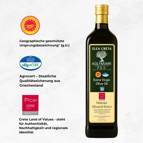 Olivenöl extra nativ aus Kreta 1,0l - Elea Creta