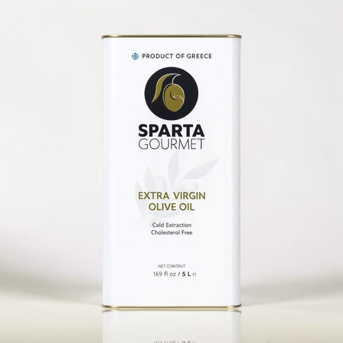 Griechisches Olivenöl Extra Nativ 5L – Sparta Gourmet, kaltgepresst aus Peloponnes