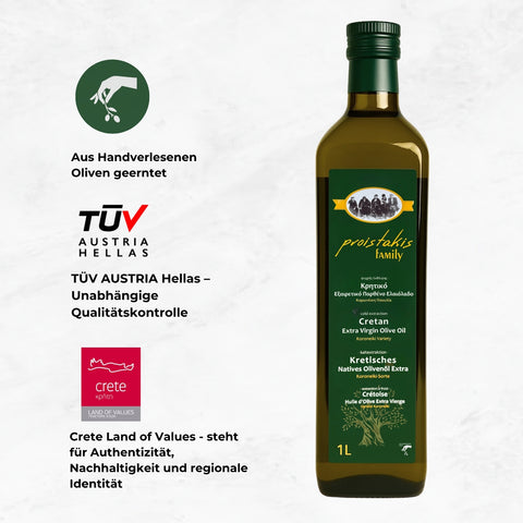 Olivenöl extra nativ aus Kreta 1,0l - Proistakis Family