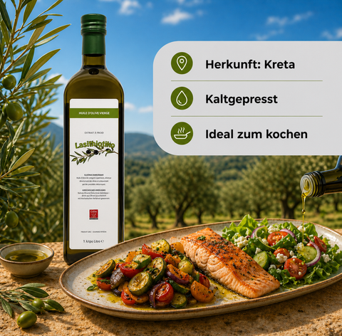 Natives Olivenöl aus Kreta 1,0L Proistakis Bros.