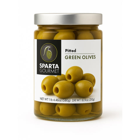 Sparta Gourmet Genuss-Bundle – 1L Olivenöl extra nativ + 2x entsteinte Oliven 590g