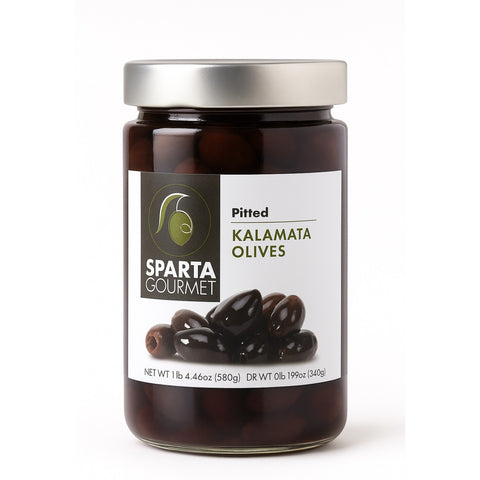 Kalamata Oliven ohne Stein 310g - Sparta Gourmet Premium Qualität aus Griechenland
