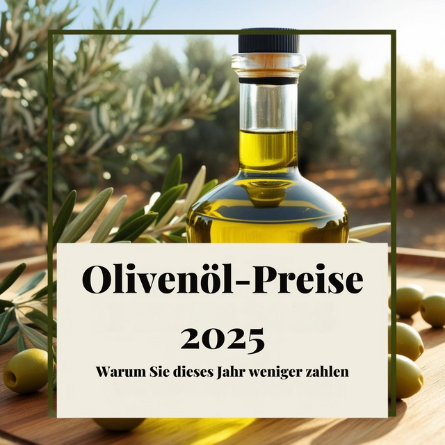 Olivenöl-Preise 2025: Warum Sie dieses Jahr weniger zahlen