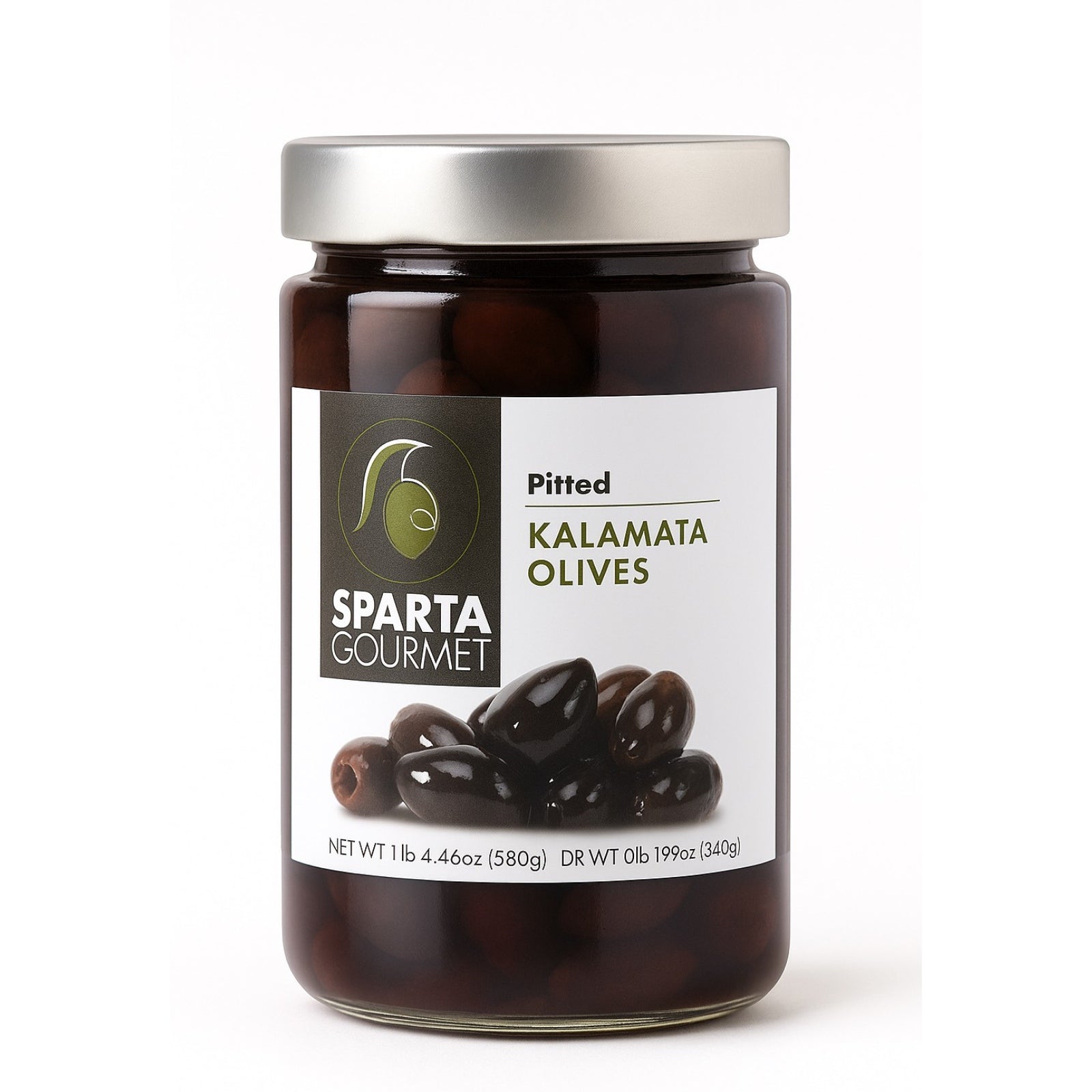 Kalamata Oliven ohne Stein 310g - Sparta Gourmet Premium Qualität aus Griechenland