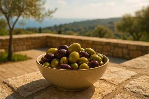 Grüne Oliven gefüllt mit Knoblauch 2 kg – Sparta Gourmet Premium Qualität aus Griechenland
