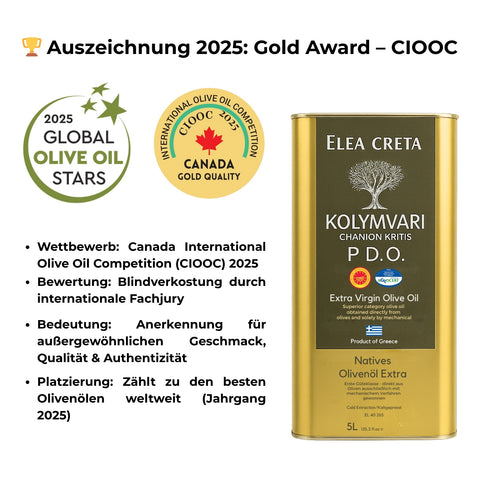 Elea Creta Kolymvari P.D.O. Olivenöl extra nativ 5,0l