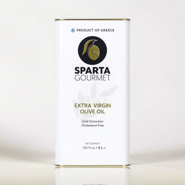 Griechisches Olivenöl Extra Nativ 5L – Sparta Gourmet, kaltgepresst aus Peloponnes