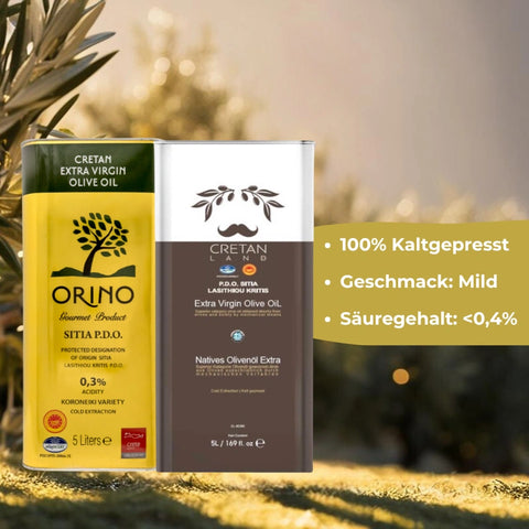 Kreta Sitia Bundle – 5L Orino Sitia P.D.O. + 5L Cretan Land Sitia P.D.O.