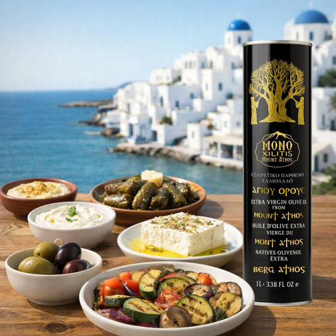 Extra Natives Olivenöl vom Berg Athos – 1L Dose