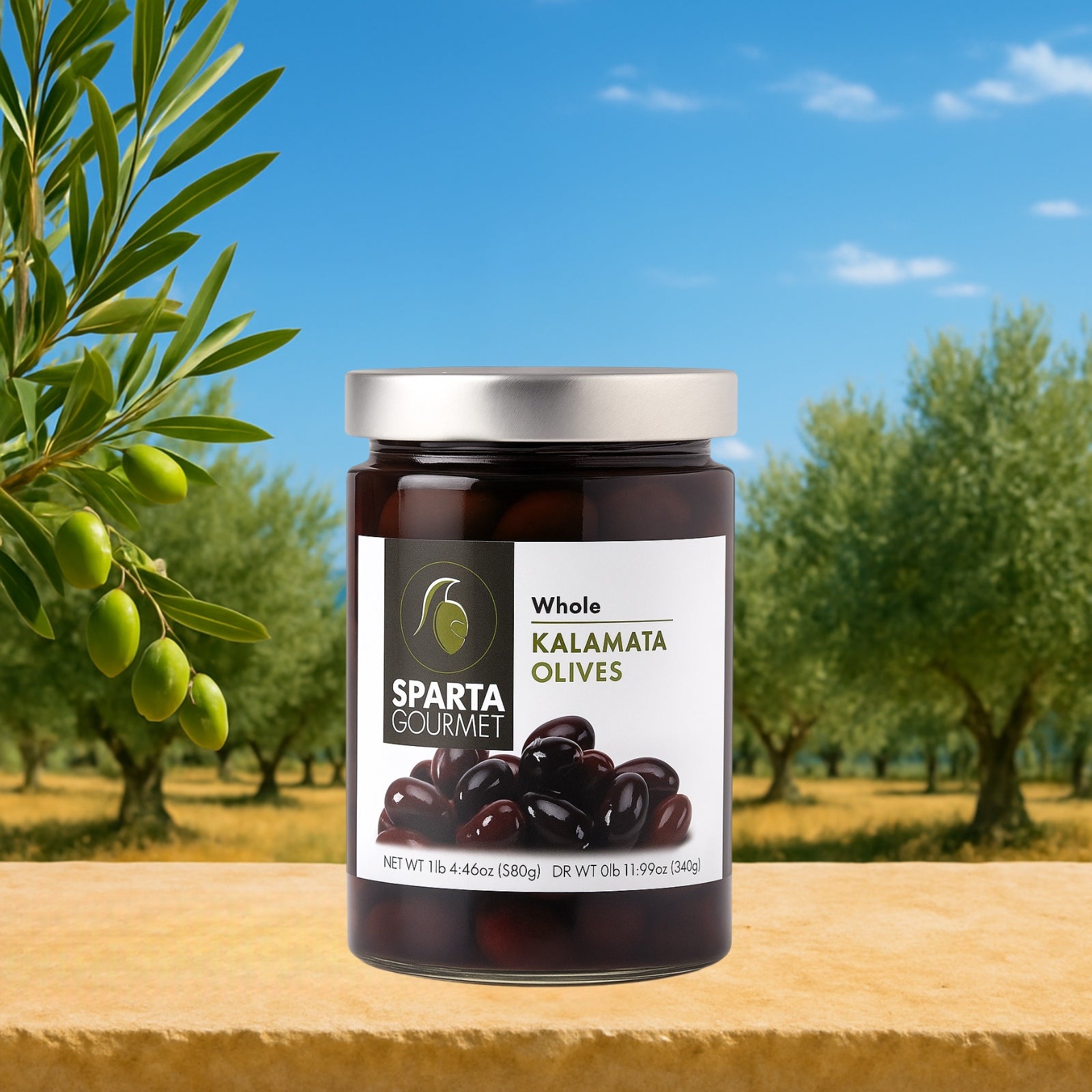 Sparta Gourmet Genuss-Bundle – 3x 1L Olivenöl extra nativ + 3 Gläser Premium-Oliven (gesamt 960 g)